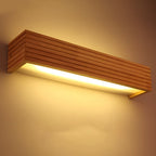 Woodland Glow Wall Sconce - Natural Wood Design with Warm LED Lighting 5