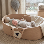 Woven Moses Basket - Durable, Breathable Baby Bassinet 0