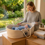 Woven Moses Basket - Durable, Breathable Baby Bassinet 4