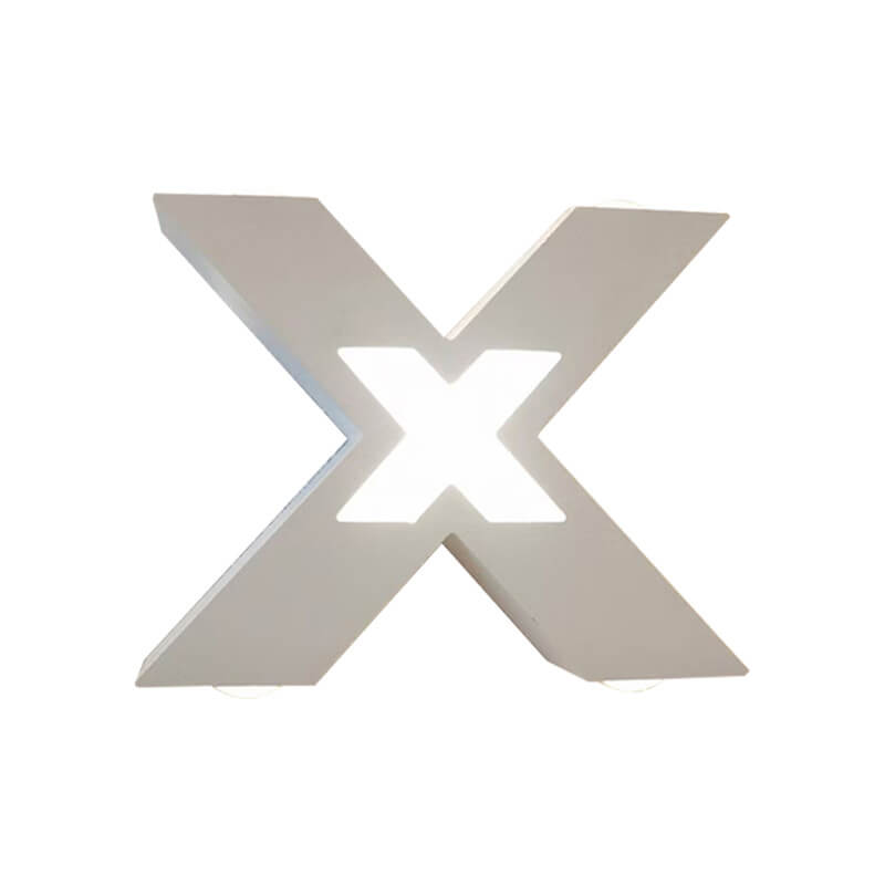 X-Shape LED Outdoor Wall Light - Stylish, Weatherproof, Energy Efficient 10
