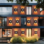 X-Shape LED Outdoor Wall Light - Stylish, Weatherproof, Energy Efficient 2