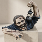 Zombie Garden Statue Resin Outdoor Halloween Display