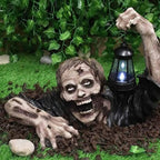 Zombie Garden Statue Resin Outdoor Halloween Display