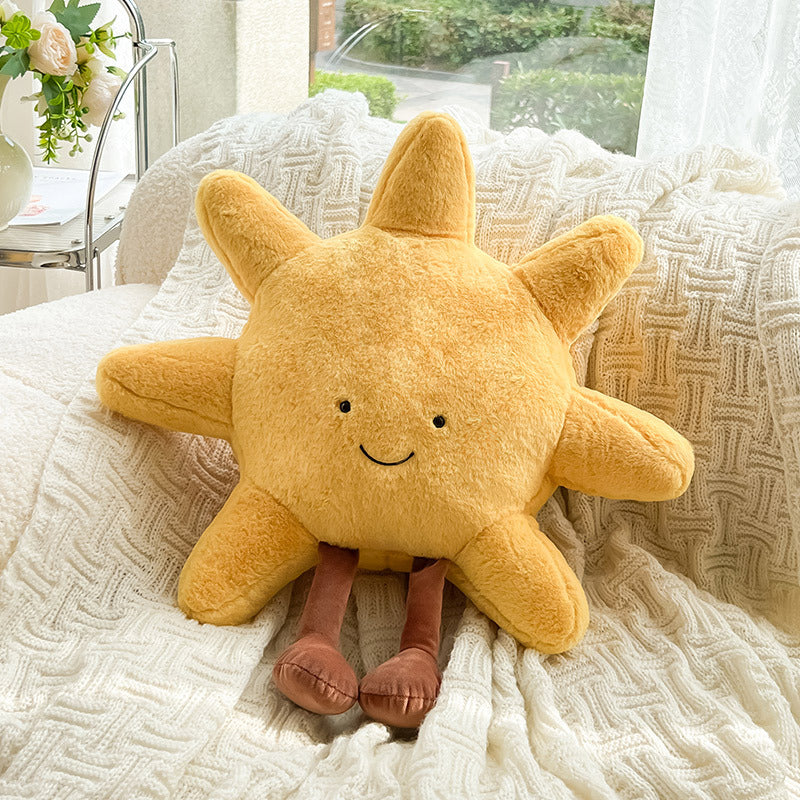 Sun and Moon Plush Pillow Ð Soft Velvet Cushion for Bedroom & Nursery DŽcor 6