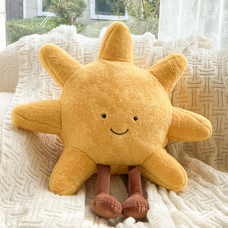 Sun and Moon Plush Pillow Ð Soft Velvet Cushion for Bedroom & Nursery DŽcor 4