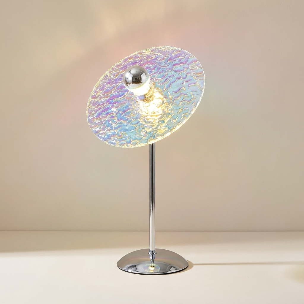 Sunset Projection Table Lamp, Glass Shade, 800mAh Battery, Touch Dimming 0