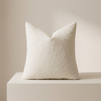 Boucle Cushion Cover Square Textured Decorative Pillow Cover for Sofa and Bed