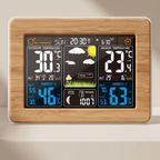 Wireless Weather Station, Color LCD Display, Indoor/Outdoor Sensor, USB Powered