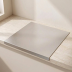 Stainless Steel Cutting Board, Raised Edge, 2 Size Options, Dishwasher Safe