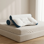 Pillow Goose Down Cotton Cover Ergonomic Contour Standard Size