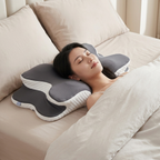 Memory Foam Pillow Adjustable Height Contoured Design Polyester Cover 5