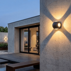Outdoor Wall Lamp LED Metal IP65 Waterproof Exterior Lighting Fixture for Garden Porch Patio Wall Mounted Lighting2