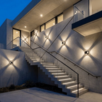 Outdoor Wall Lamp LED Metal IP65 Waterproof Exterior Lighting Fixture for Garden Porch Patio Wall Mounted Lighting 4