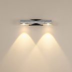 Dual Head Wall Spotlight, Aluminum Alloy, AC 85-265V, Wall Mounted