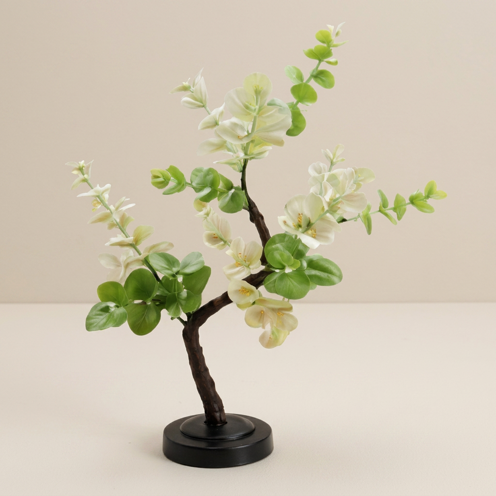 LED Botanical Lamp Battery Operated Warm White USB Table Light