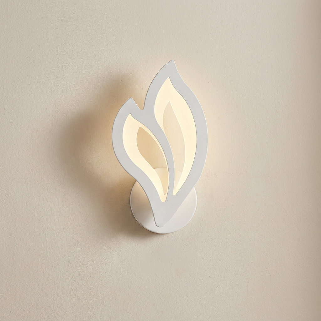 Wall Sconce LED Metal Acrylic Hardwired Indoor Light Fixture