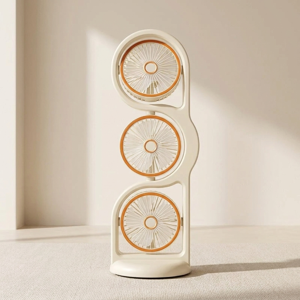 Decorative wall art with circular designs on a neutral background