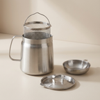 Deep Frying Pot, Oil Strainer, Fry Basket, Pouring Spout