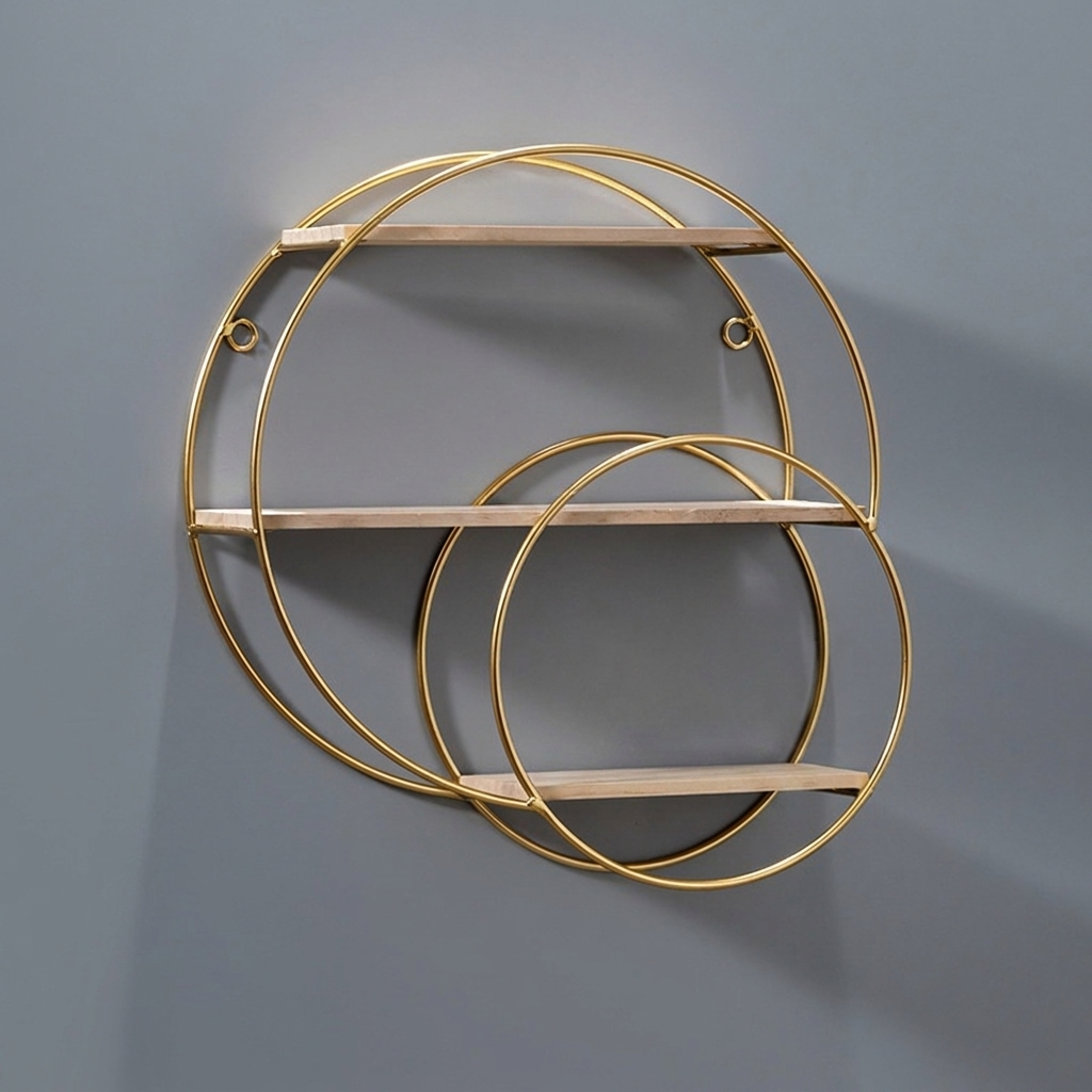 Decorative Wall Shelf, Wall Mounted, Multi Level, Display Shelf 5