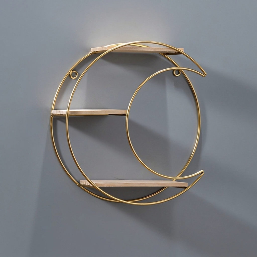 Decorative Wall Shelf, Wall Mounted, Multi Level, Display Shelf 6