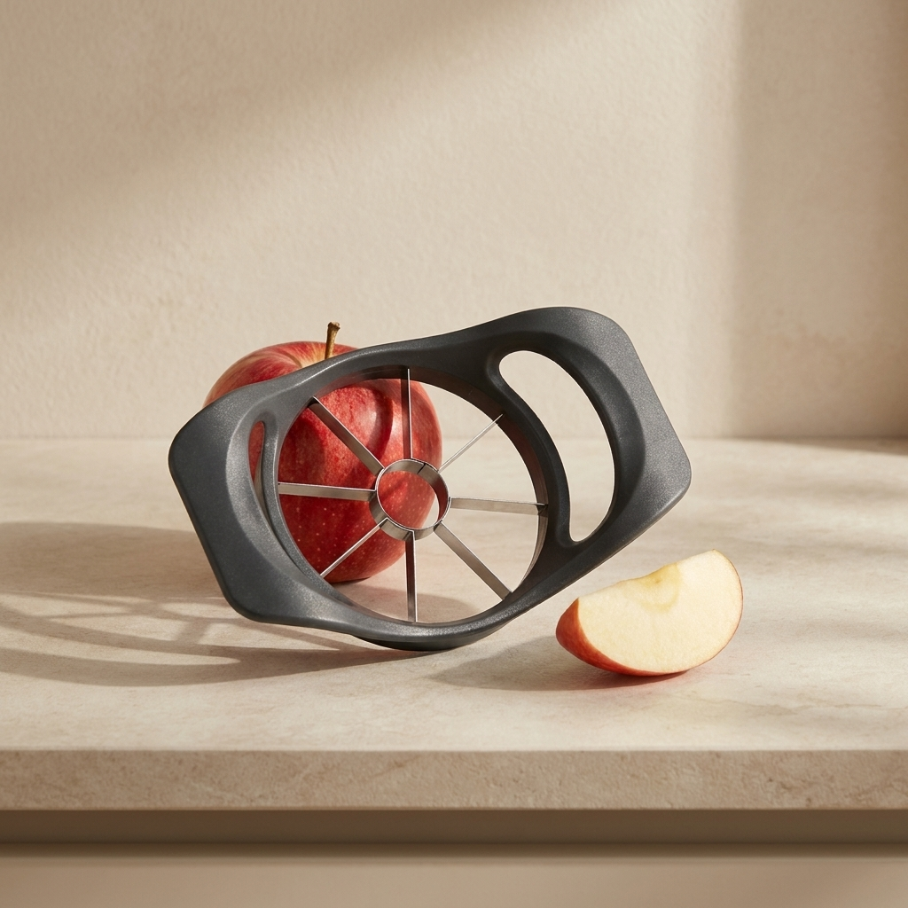 Apple Slicer, Multi Blade Cutter, Ergonomic Grip, Fruit Corer 1