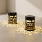 Solar Wall Light, Peony Pattern, LED Light, IP65 Rated