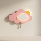 Cloud Wall Light, Integrated LED, Wall Mounted, Three Light Modes