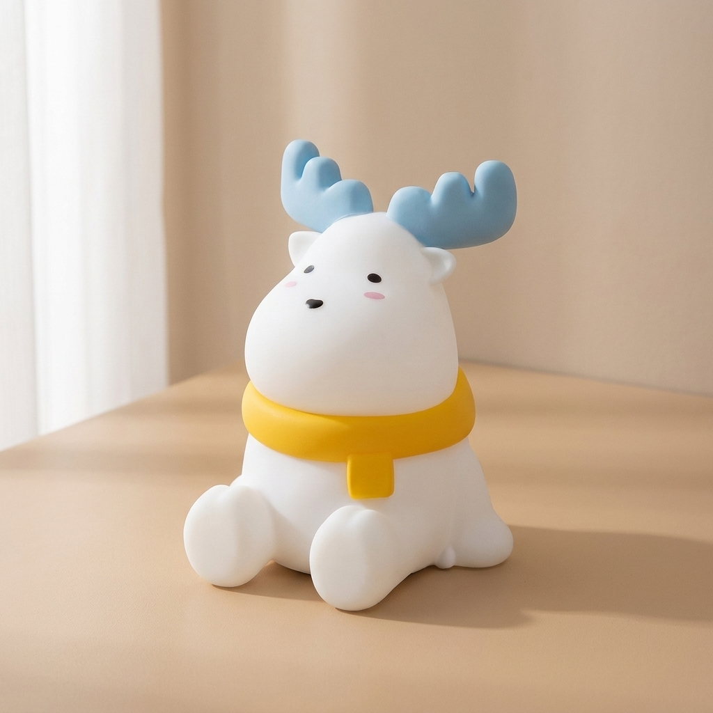 Reindeer Table Lamp USB Rechargeable LED 50 Lumens Decorative Night Light