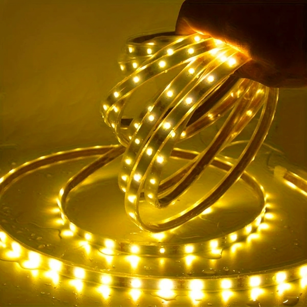 Solar LED Strip Lights with Remote Control and Waterproof Design 3