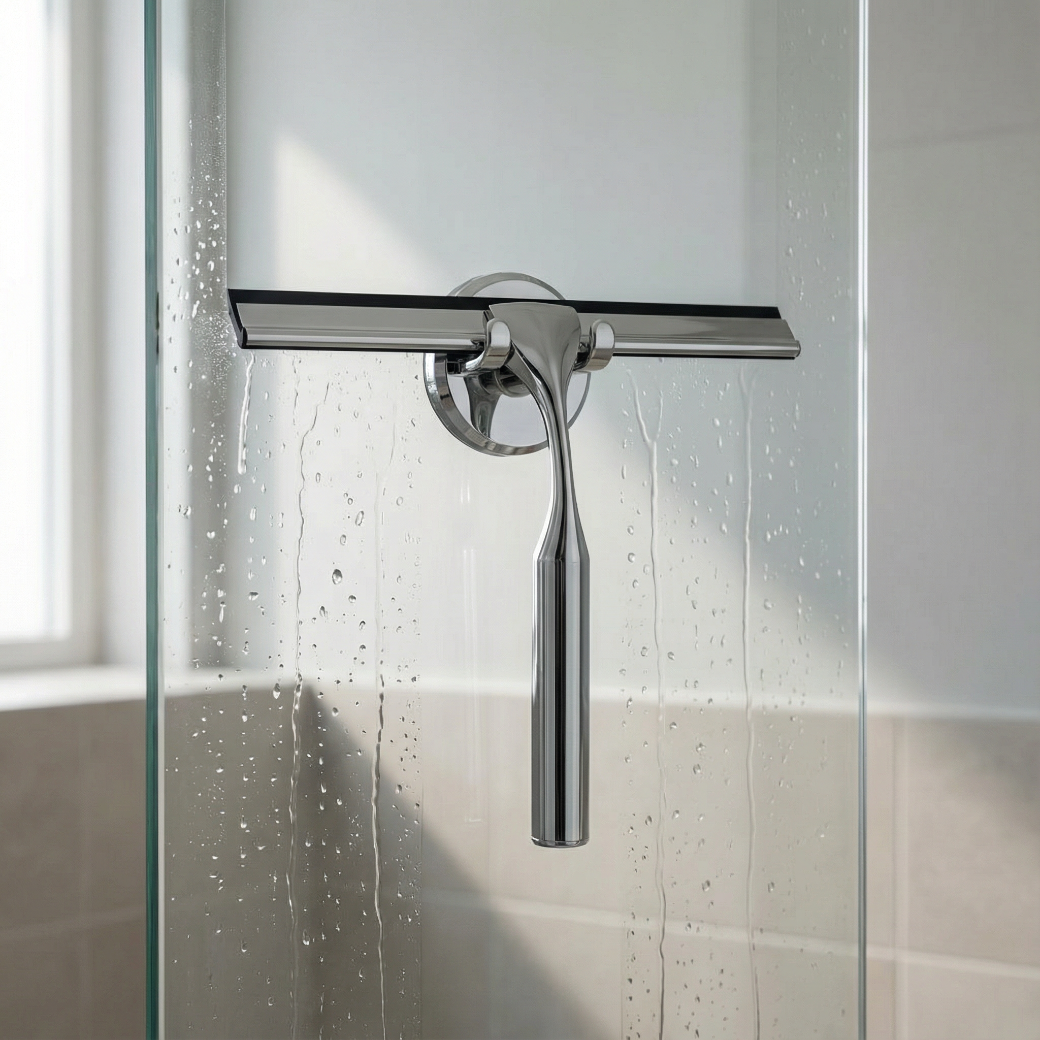 Shower Wiper with Strong Suction Cup