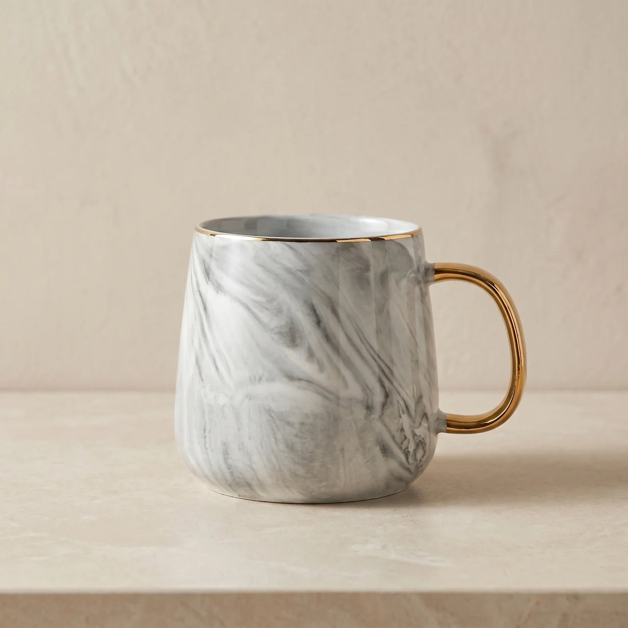 Marble Style Ceramic Mug