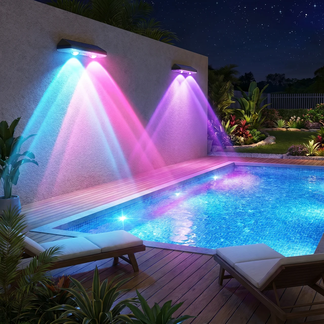 Solar LED Fence Light