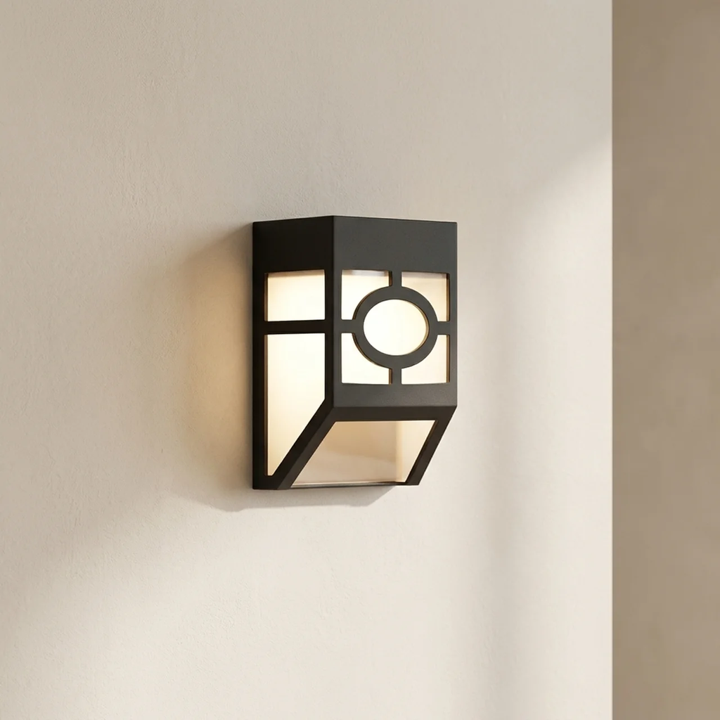 Solar LED Wall Sconce Light Outdoor