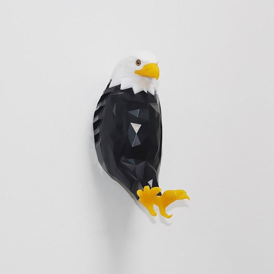 Decorative Eagle Silhouette Wall Light LED Magnetic Rechargeable Lamp