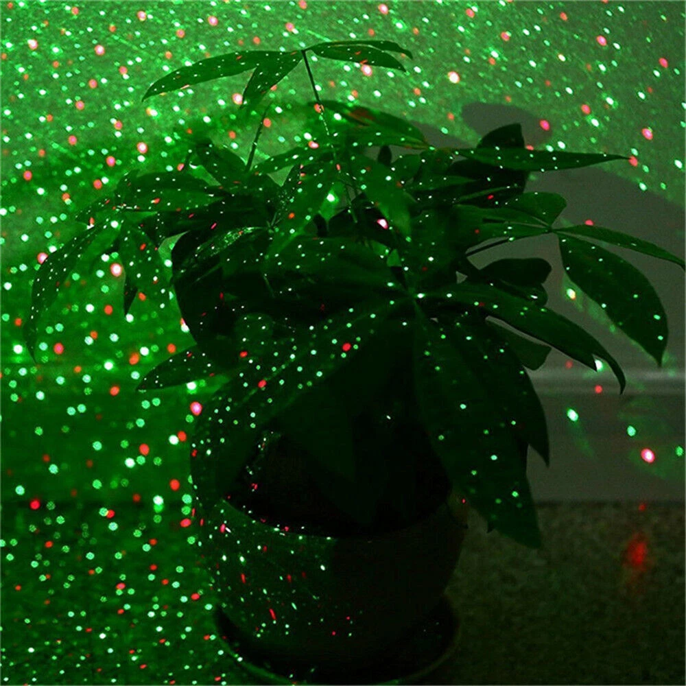 Outdoor Laser Light Projector – Multi Color Garden Lighting with Wide Projection Coverage