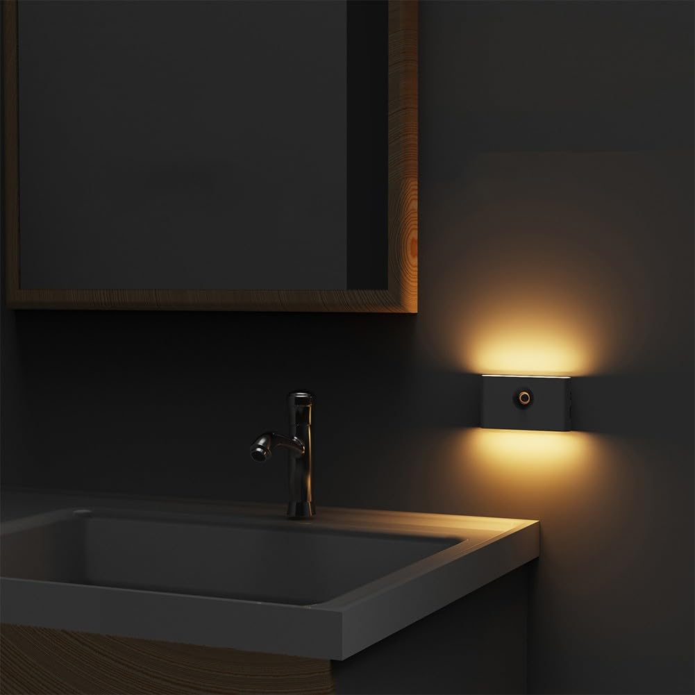 Wall Mounted LED Lamp with Motion Sensor 360 Degree Rotating Magnetic Mount