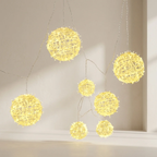 LED Ball Light String IP65 Battery Powered Decorative Garden String Lights