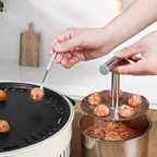 Meatball Portioning Mold Food Grade Silver Dishwasher Safe