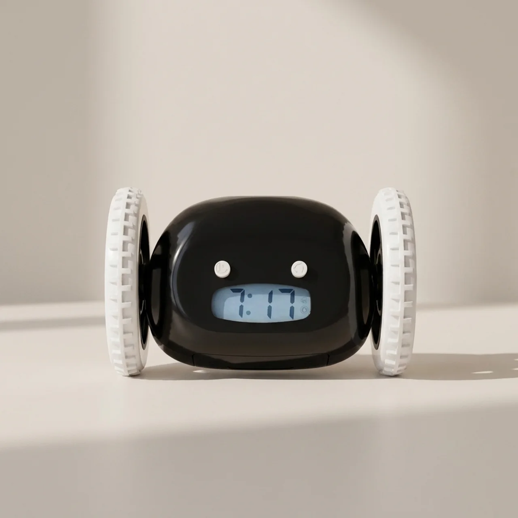 Alarm Clock with Mobile Escape Function Loud Alert Adjustable Snooze