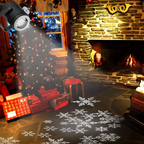 Snowflake Projector with Auto Rotating Snowflake Effect for Indoor Outdoor Decoration