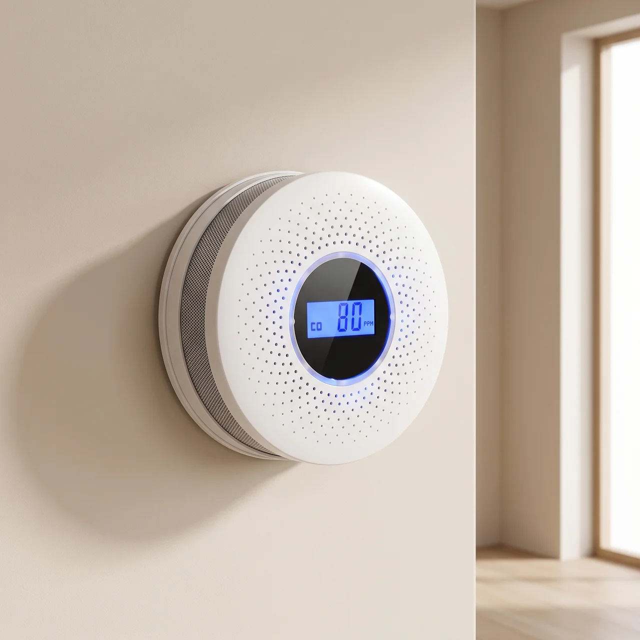 Smoke and Carbon Monoxide Alarm Dual Sensor 85 dB Detector