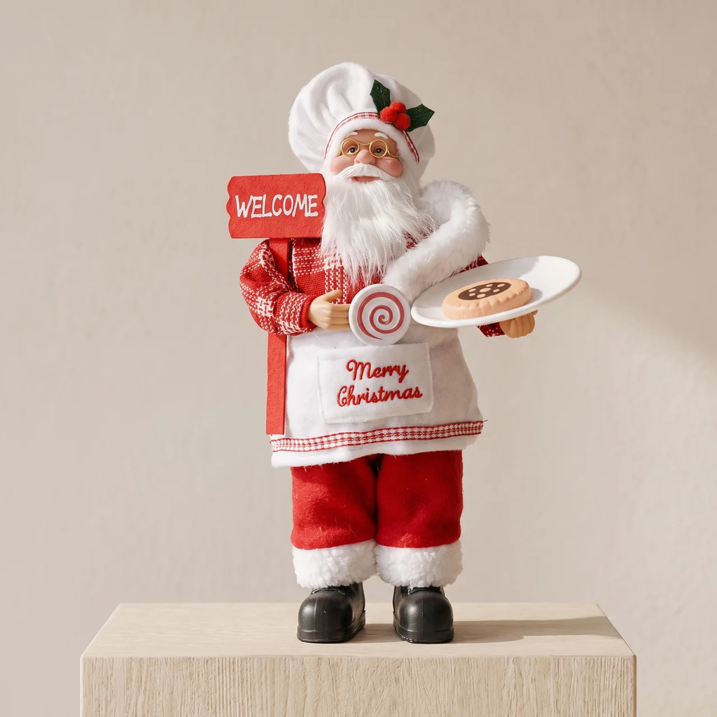 Santa Claus Plush Doll Christmas Tree Decoration Holiday Ornament
