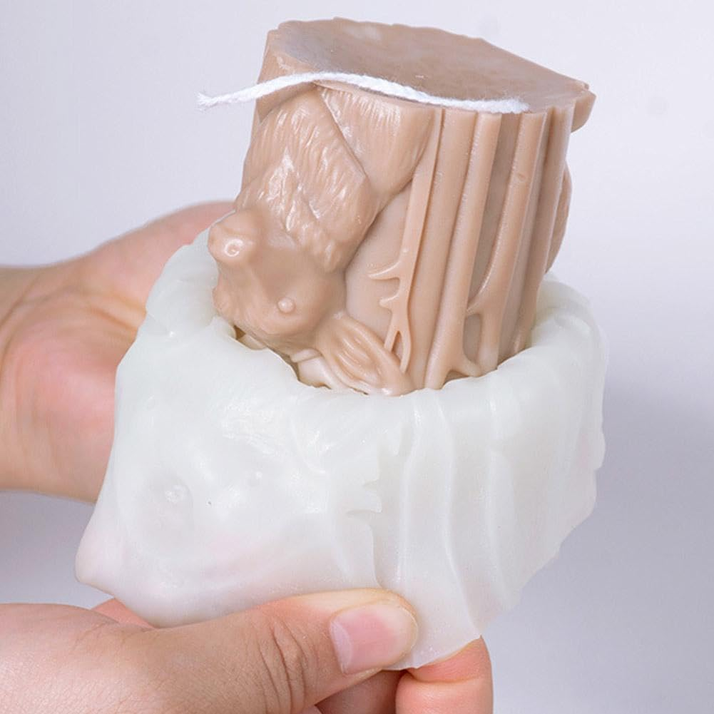 Christmas Candle Mold 3D Elk Snowflake Christmas Tree Detailed Design