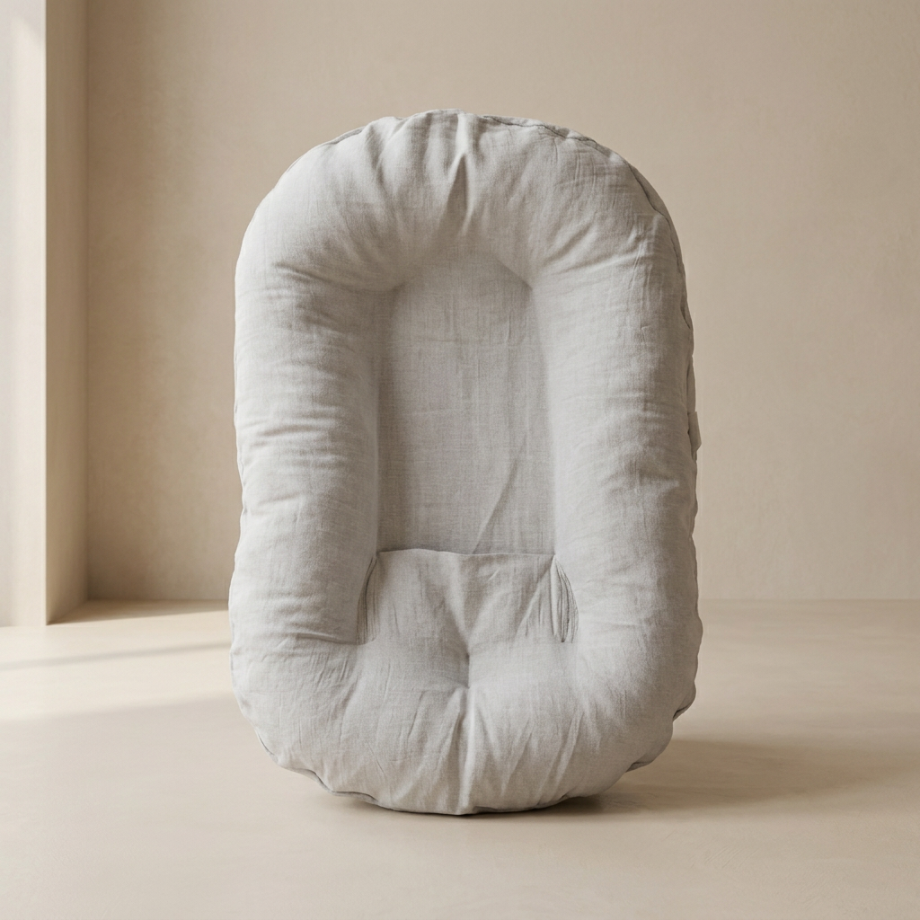Lightweight Baby Pillow Cotton Blend Breathable Ergonomic