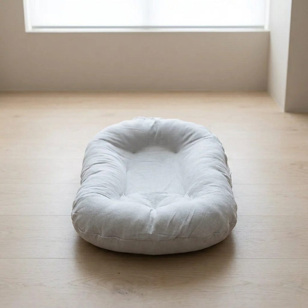 Lightweight Baby Pillow Cotton Blend Breathable Ergonomic