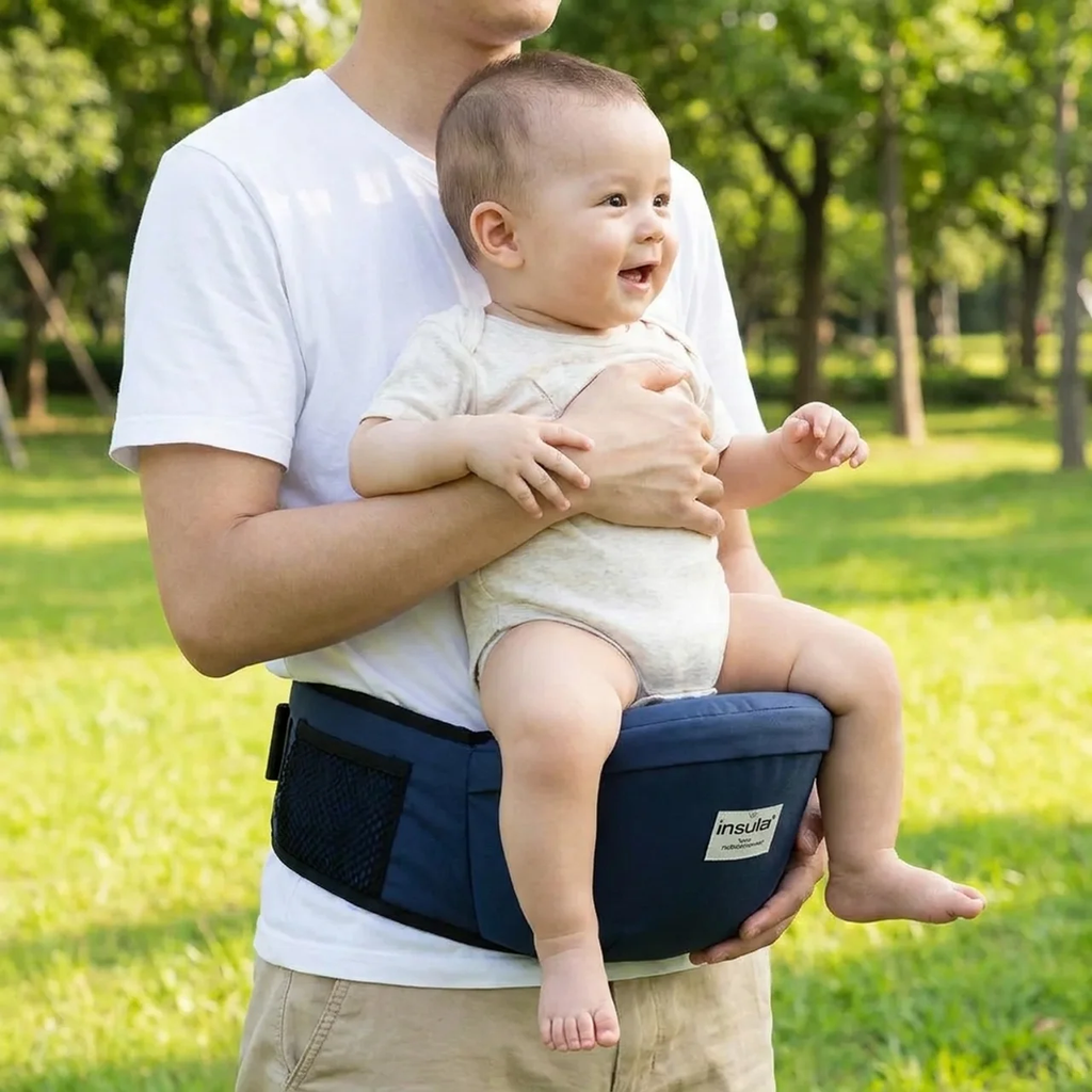 Cotton Mesh Infant Baby Carrier Hip Seat for 0 to 36 Months