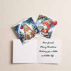 5D Diamond Painting Christmas Cards Set of 12 with Envelopes