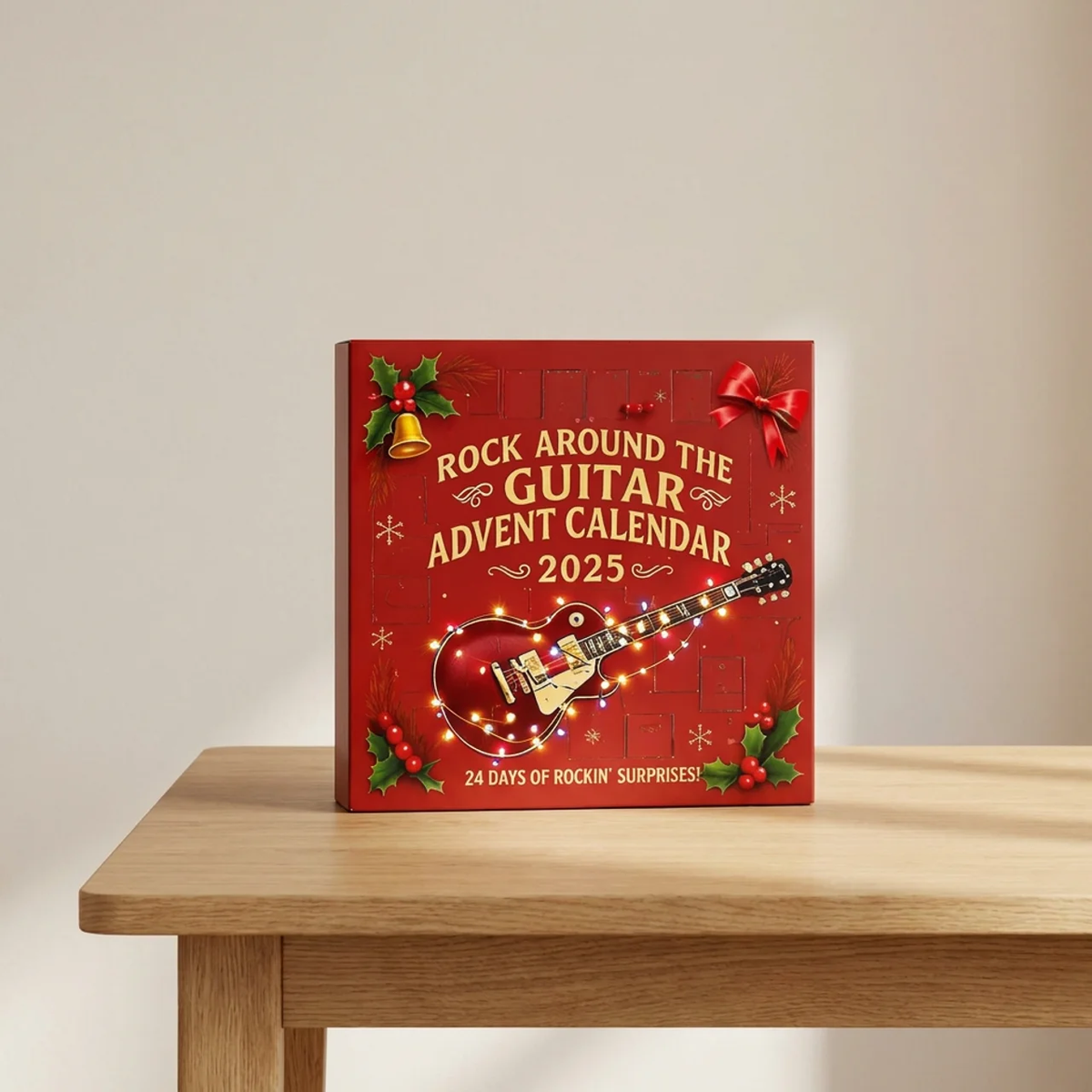 Guitar Advent Calendar 24 Mini Rock Music Ornaments Christmas Countdown