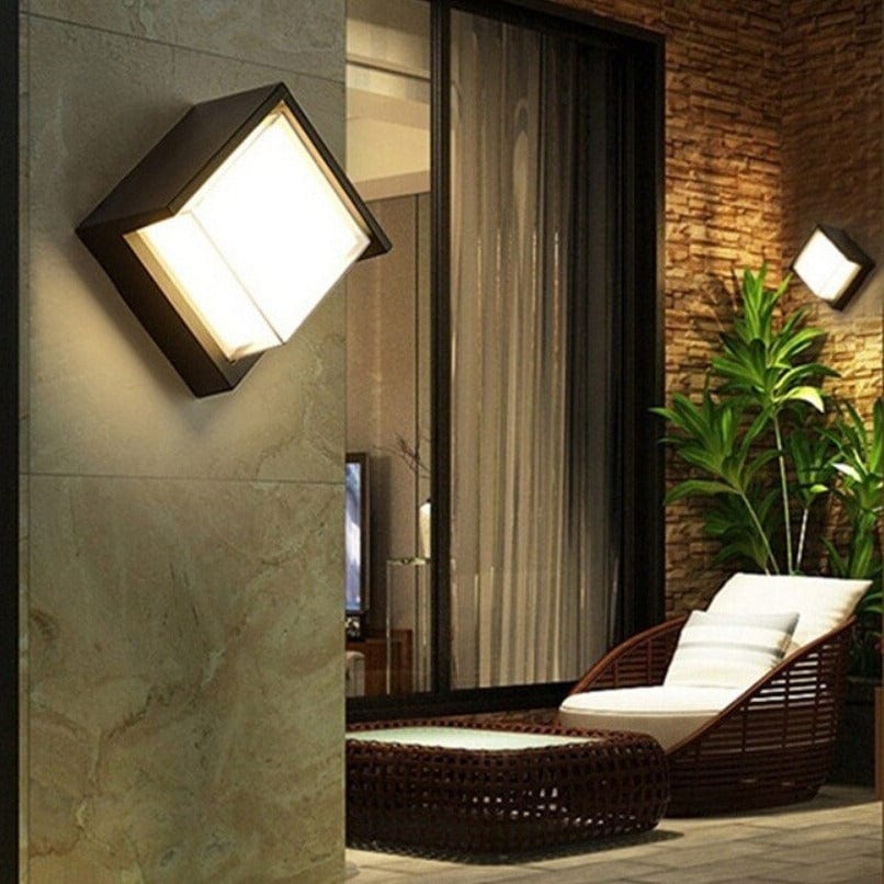 Wall-mounted outdoor light fixture 1